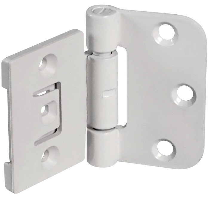 Innstikkshengsel justerbart 40 x 65 mm - 2 stk.