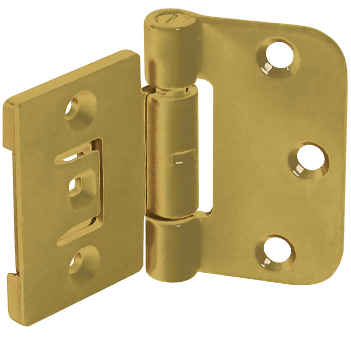 Innstikkshengsel justerbart 40 x 65 mm - 2 stk.