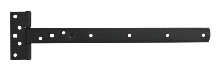 T-hengsel varmforsinket svart 310 mm