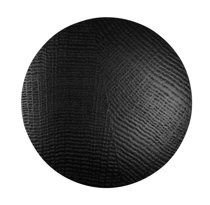 Knagg Ø90 mm svartmalt eik
