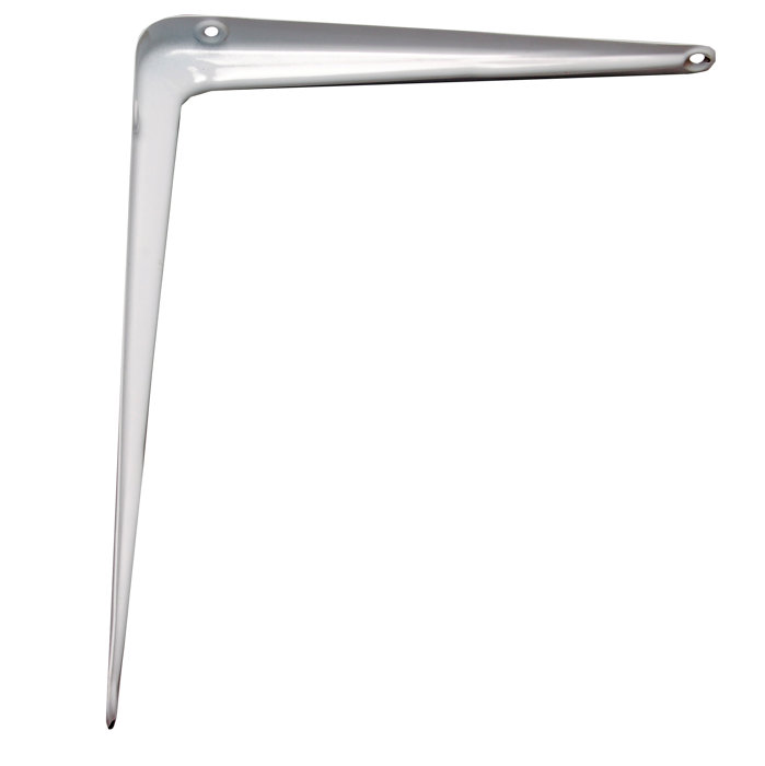 Hylleknekt lett 200 x 250 mm hvit