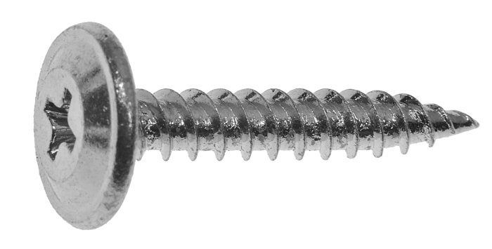 Monteringsskrue 4,2 x 25 mm svart - 25 stk.