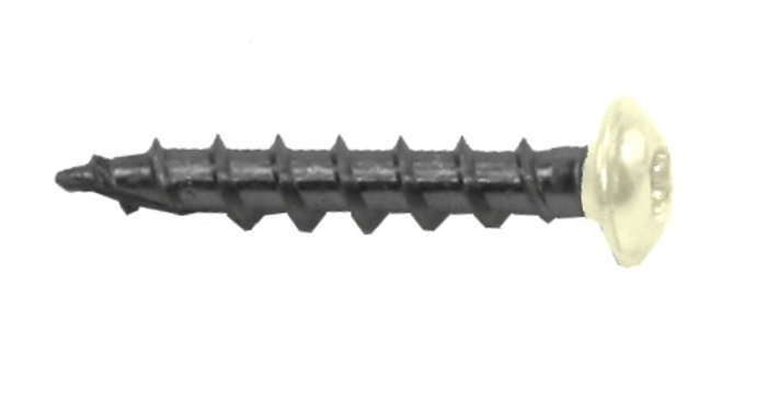 Blikkskrue 4,0 x 25 mm hvit - 25 stk.