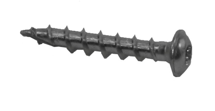 Blikkskrue 4,0 x 19 mm hvit - 50 stk.