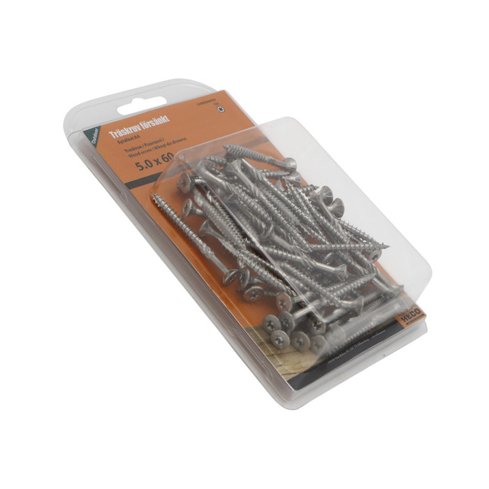 Treskrue A4 5 x 60 mm 50-pk. Heco