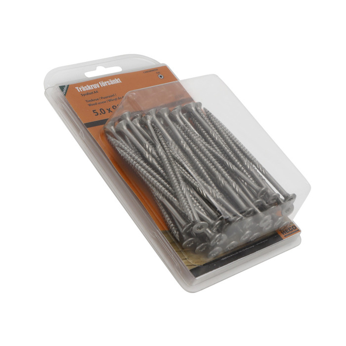 Treskrue A4 5 x 90 mm 50-pk. Heco