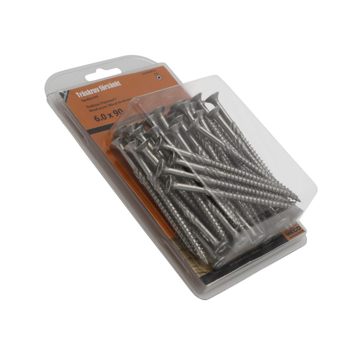 Treskrue A4 6 x 90 mm 50-pk. Heco