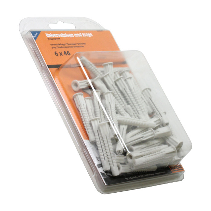 Universalplugg 6 x 46 mm - 50 stk.