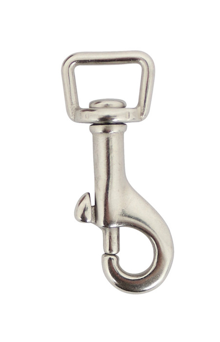 Karabinkrok 50 mm rustfritt stål