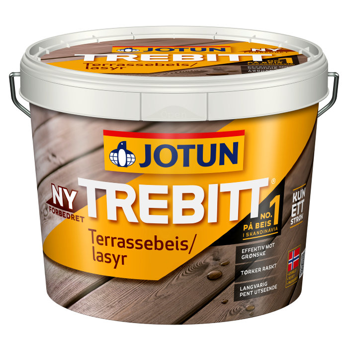 Trebitt terrassebeis 3 liter shimmergrå - Jotun
