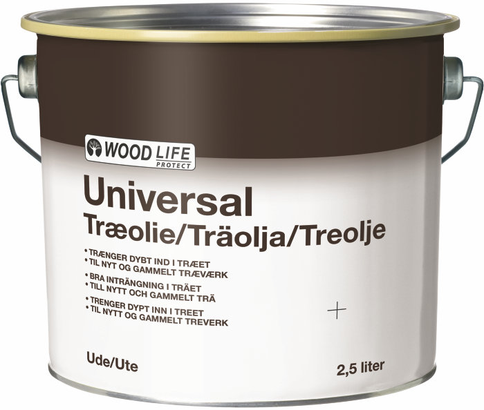 Woodlife universal treolje gyllen 2,5 liter