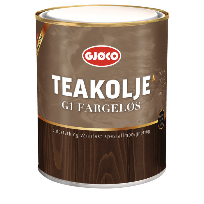 Gjøco Teakolje matt G1 Båtimpregnering 0,75 liter