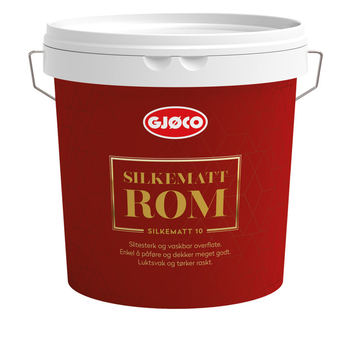 Gjøco Silkematt Rom akrylmaling 2,7 liter - Skygge 335