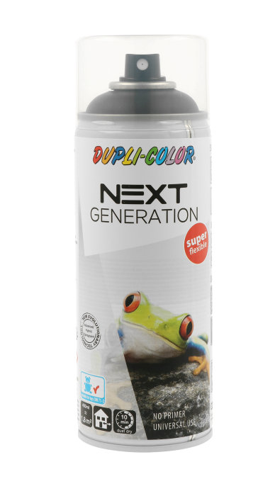 Dupli-Color Next Generation spraymaling svart matt