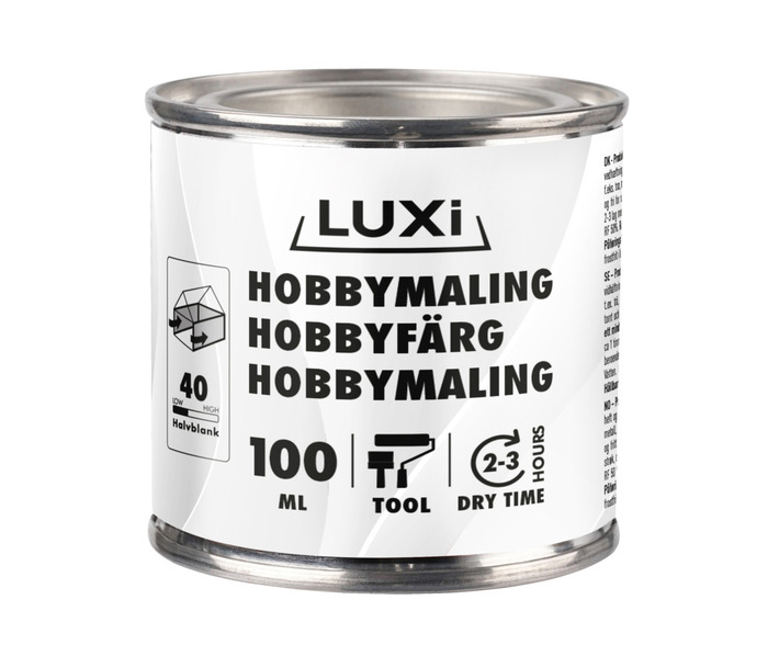 Hobbymaling gull 100 ml - Luxi