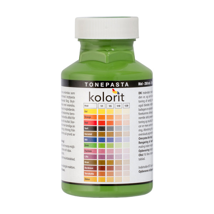 Fargepasta Grønn 0,25 liter - Kolorit