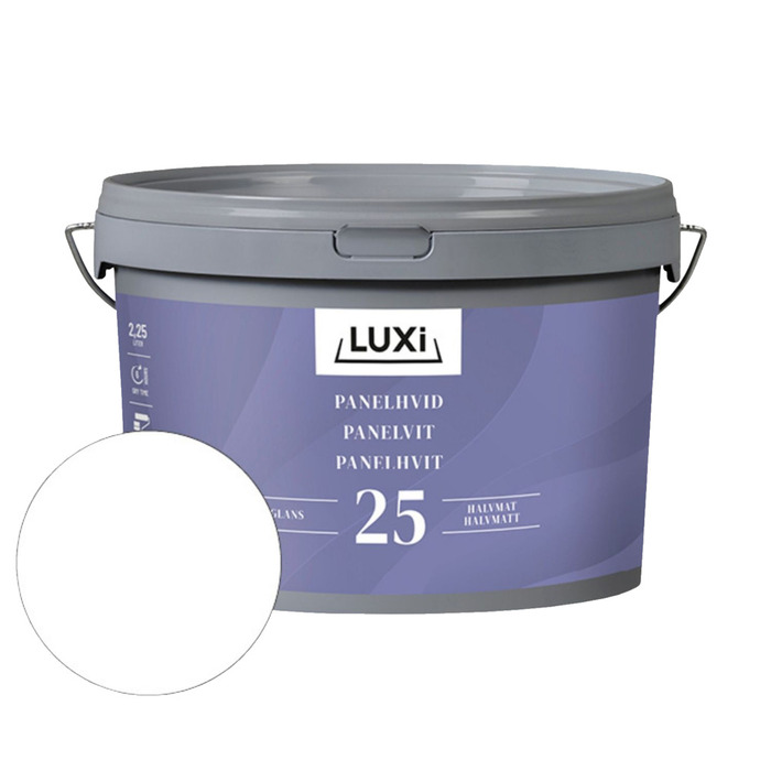 Luxi panelhvit ekstra robust - 2,5 liter