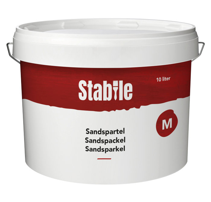 Sandsparkel M 10 liter lys grå - Stabile