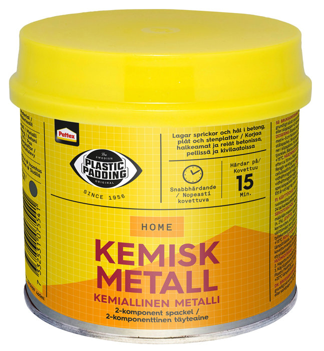 Plastic Padding kjemisk metall 460 ml
