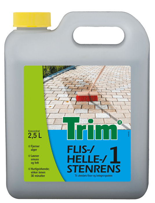 Trim flis-, helle- og steinrens 2,5 liter