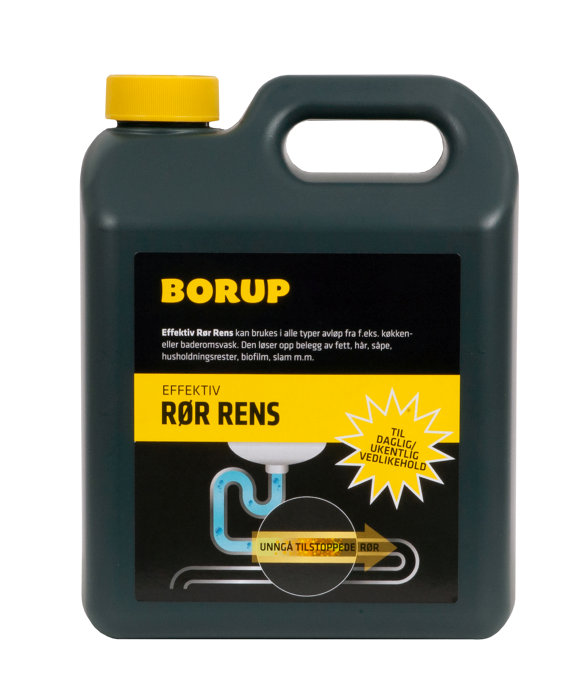 Effektiv rørrens 2,5 liter