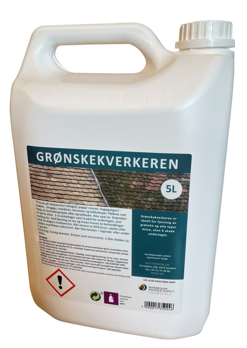 Grønskekverkeren 5 liter NOS