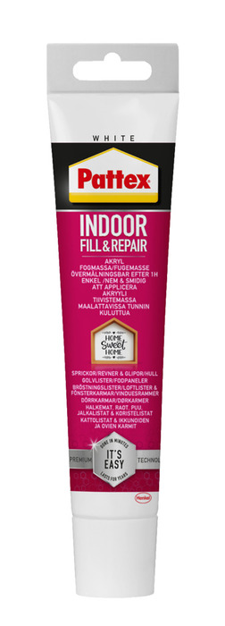 Pattex Akrylfuge Fill & Repair hvit 50 ml