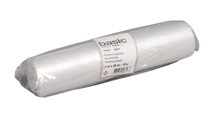 Dekkfolie 10 my 2 x 25 meter