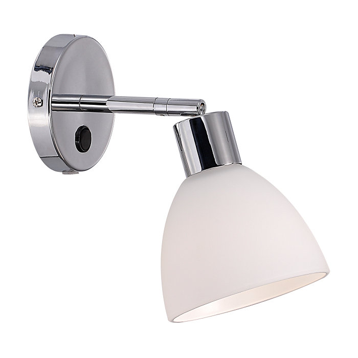 Nordlux Ray vegglampe krom/hvit