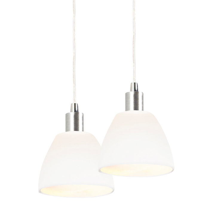 Nordlux Ray 2-kit pendelsett krom/opal