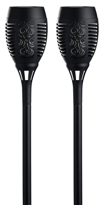 Fakler med solceller Ø9 x H58 cm 2-pk.