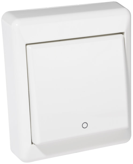 Bryter 2-pol vegg hvit - Elko