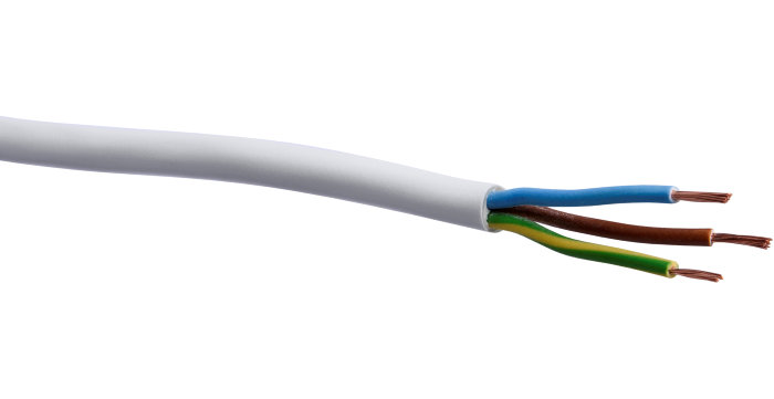 Kabel rund 3G0,75mm² 10 m med jord