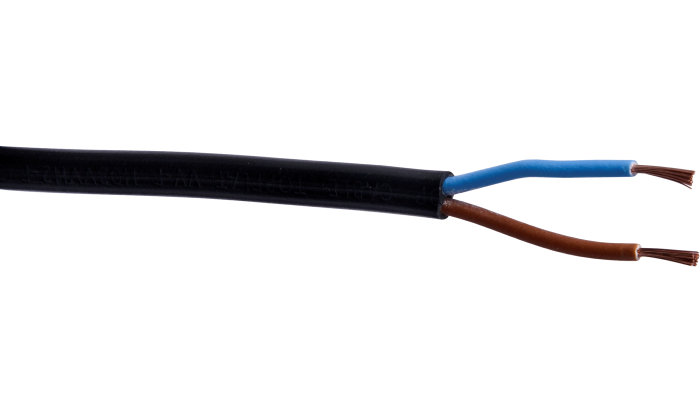 Kabel flat 2x0,75 mm² 10 meter med jord