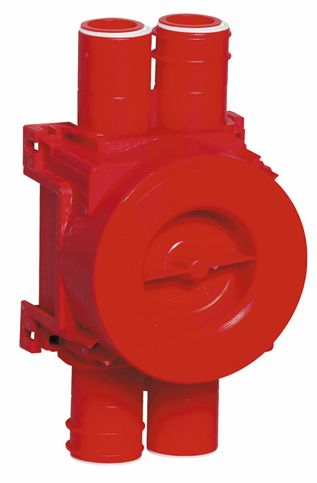 Koblingsboks 71 x 57 mm enkel/dobbel gips 4 stk.