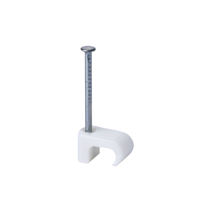 Kabelklemmer 3 - 5 mm hvit - 20 stk.