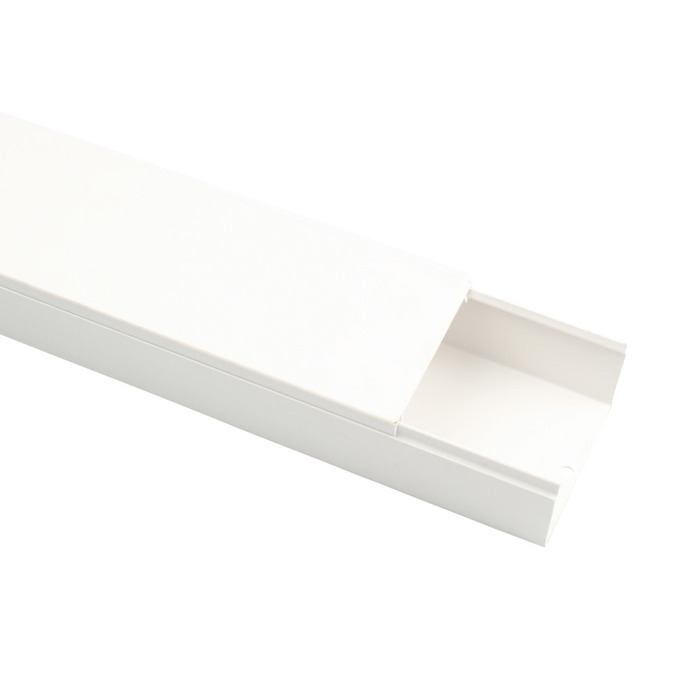 Kabelkanal hvit 60 x 40 mm
