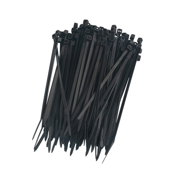 Kabelstrips 2,5 x 100 mm i svart - 100 stk.