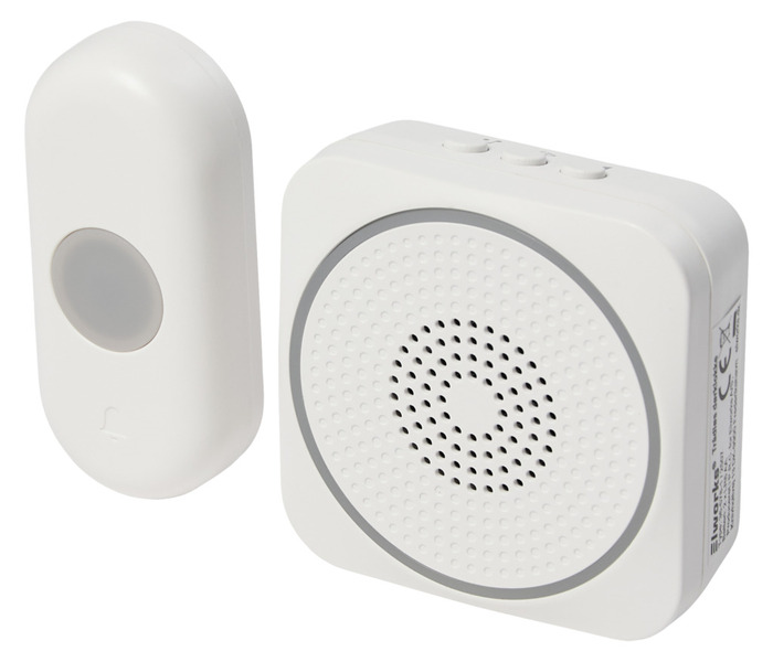 Trådløs dørklokke Valletta med 1 ringeknapp