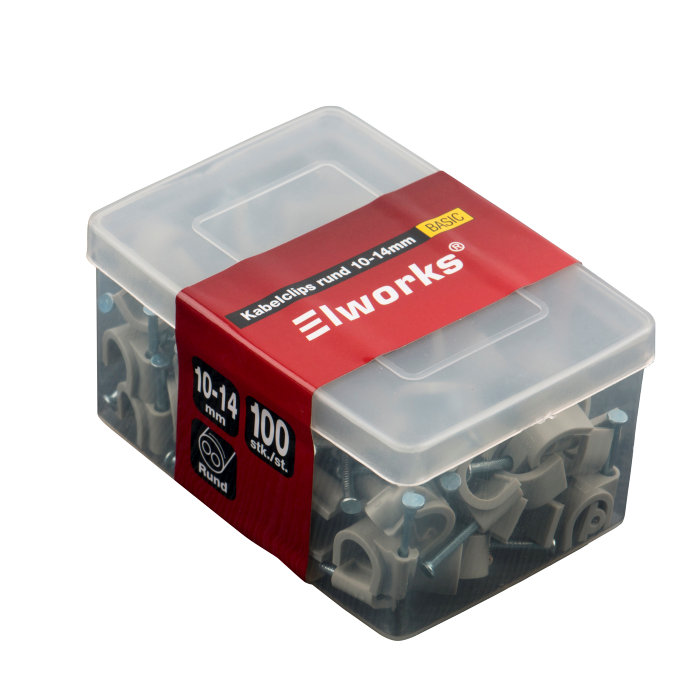 Kabelklemmer 10-14 mm 100 stk. - Elworks