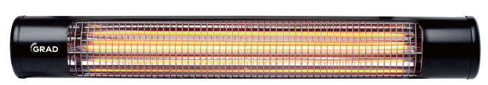 Terrassevarmer til veggmontering 1200 W - Grad