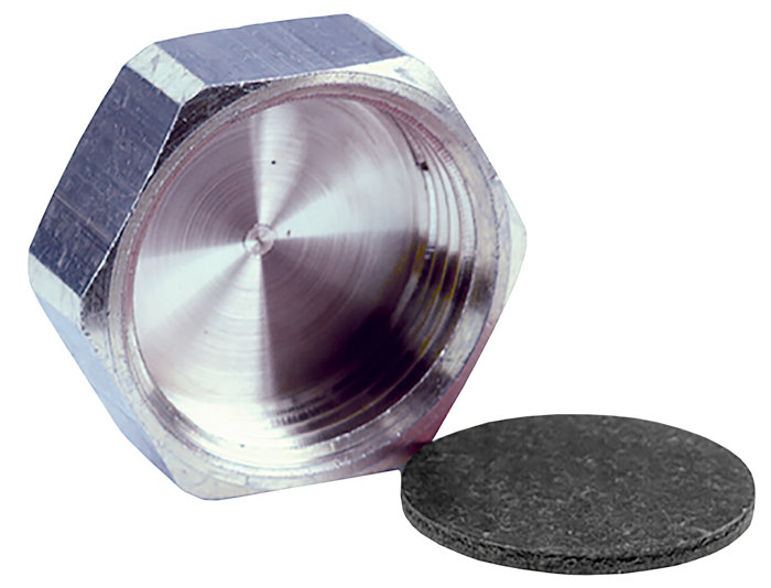 Endemuffe 1/2" krom