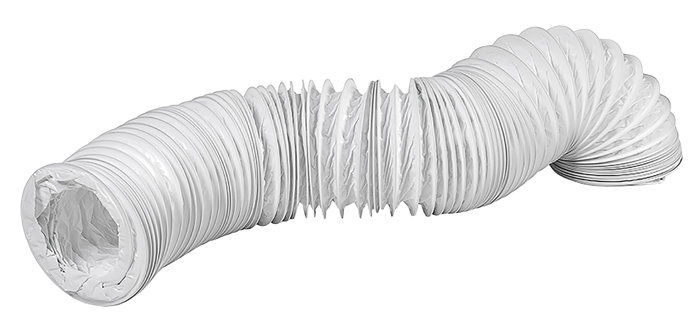 PVC flexslange Ø127 mm x 1 m hvit