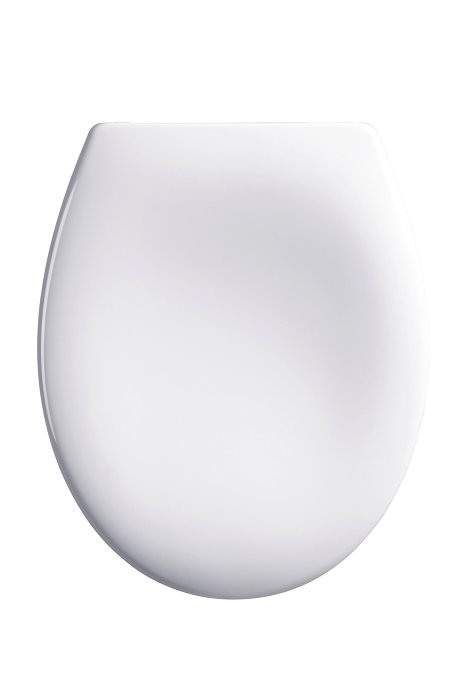 Toalettsete universal med soft-close - hvit