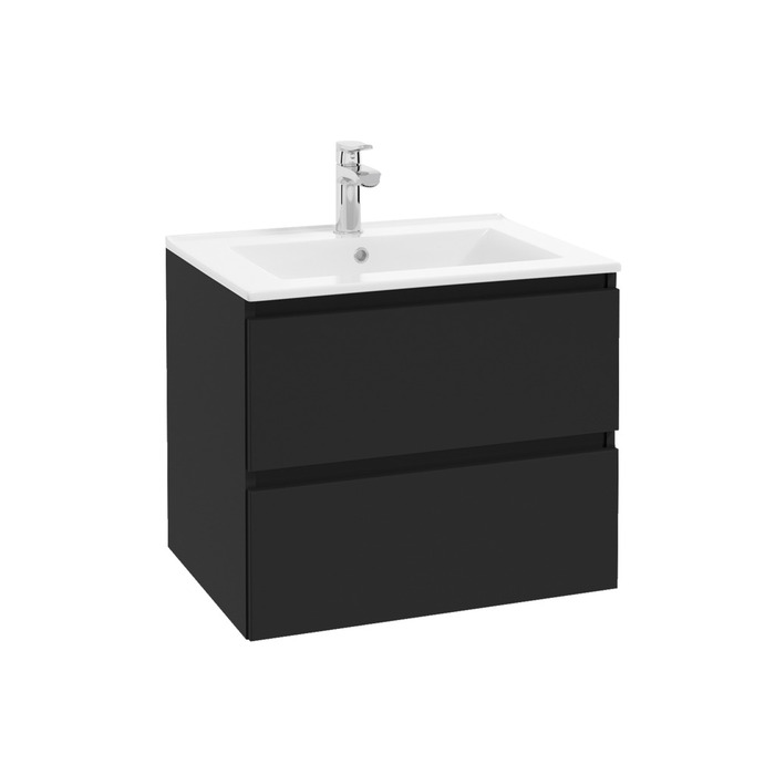Servantskap Deluxe B:60 x H:55 x D:46 cm matt svart - REN