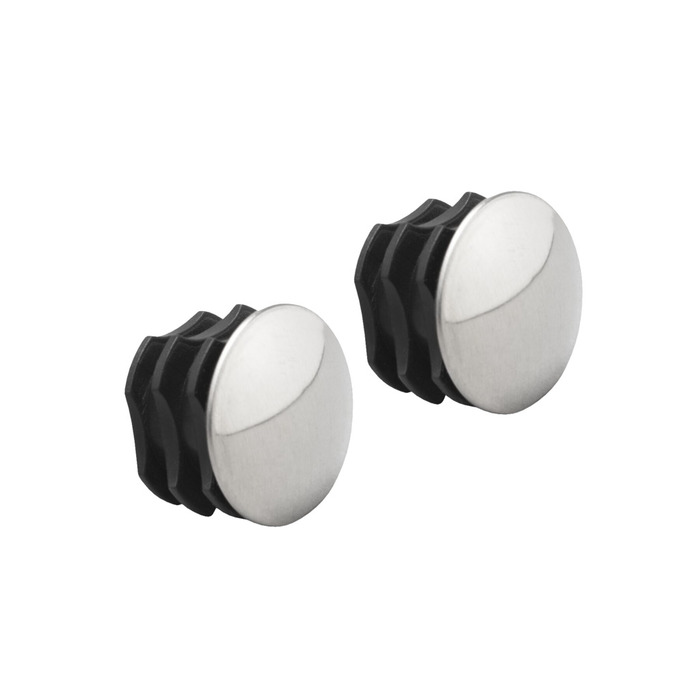 Klädstångsplugg Silver 2-pack Elfa