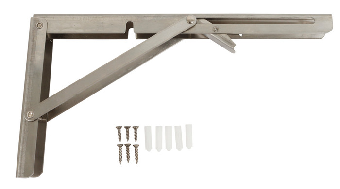 Konsol Hopfällbar Rostfritt Stål 300 X 170 Mm