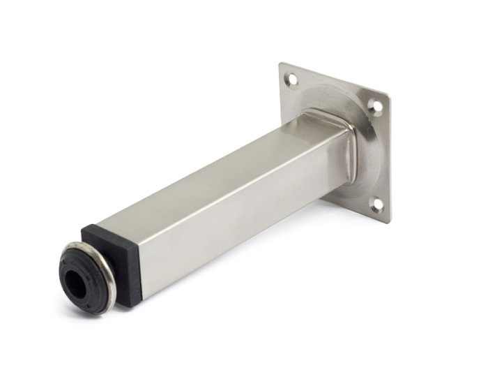 Bordsben 611 Mattnickel 25 X 25 X 150 Mm