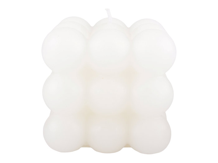 Blockljus Vit 10 cm Form Living