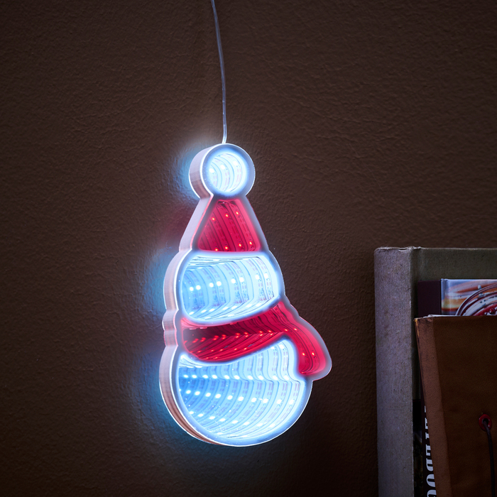 Snögubbe M/infinityljus 40 LED Stemning